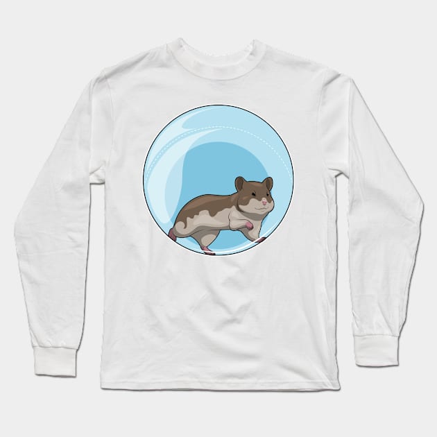 Hamster Hamster ball Long Sleeve T-Shirt by Markus Schnabel